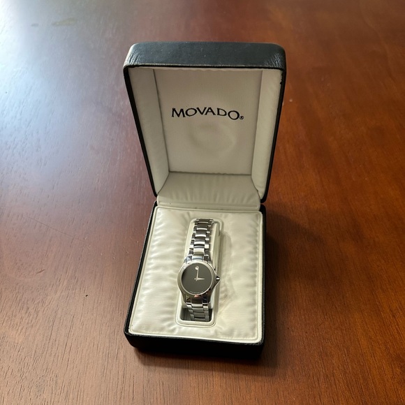 Movado Ladies Classic Silver Watch